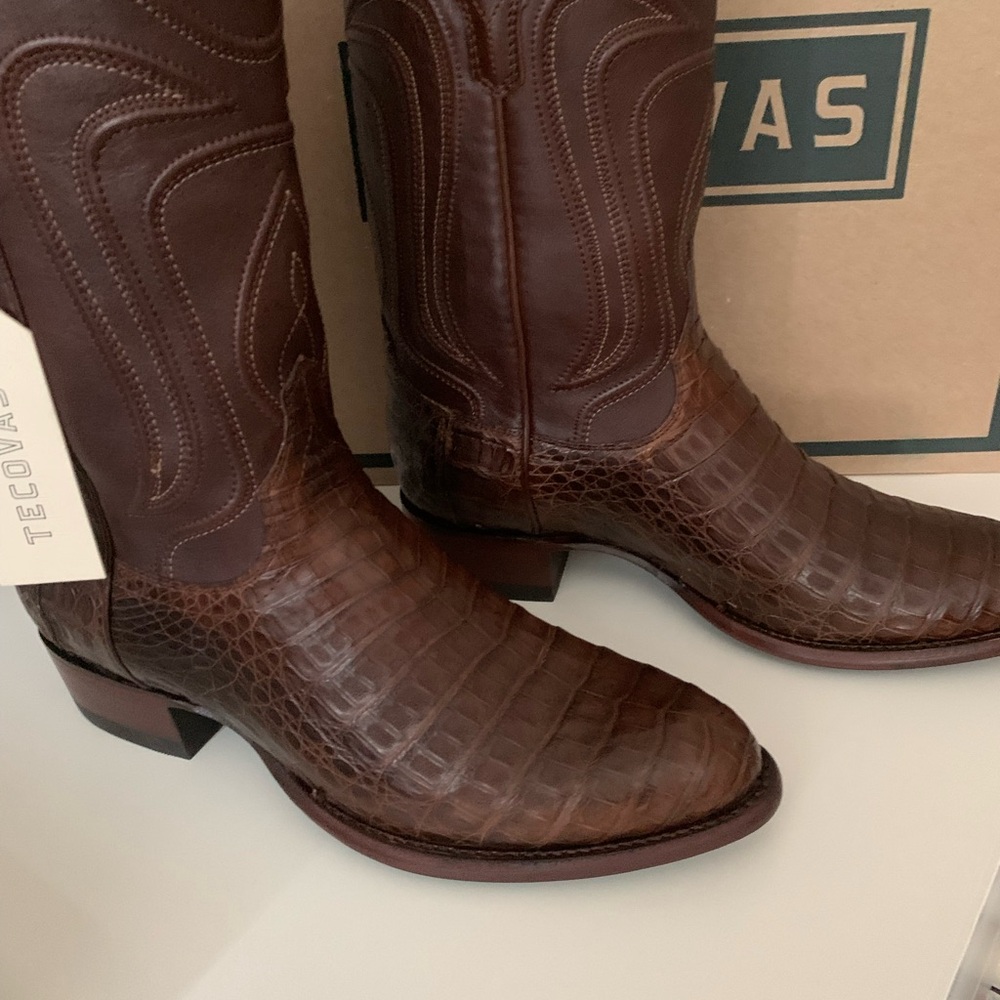 Tecovas Dillon caiman boots